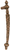 Vertical Only Belleview 6'' cc Pull, Artisan Copper 8387AC