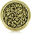 Glendale Court Knob Burnish Brass Finish 8457BB
