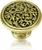 Glendale Court Knob Burnish Brass Finish 8457BB