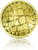 Alligator Knob Florentine Gold Finish 8535FG