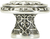 Fleur De Lis Knob, Busnished Silver 8537/6