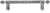 5'' cc Monterey Pull Burnish Silver Finish 9843/6