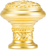 Kingston Knob, Satin Gold Finish 9861SG