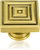 Innsbruck Square Knob Burnish Brass Finish 9929BB