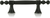 3-1/2'' cc Chesapeake Pull Black Tie Finish 9947/4