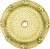 Newport Back Plate, Florentine Gold Plate X8320FG