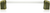 Urban Metro Oxford Ii 10'' cc Appliance Pull, Burnish Brass Plate G101600/BB