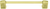 Urban Metro Oxford 6'' cc Pull, Burnish Brass Plate 101376/BB