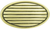 Urban Metro Oxford Knob, Burnish Brass Plate 101501/BB