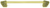 Urban Metro Rivoli 10'' cc Appliance Pull, Burnish Brass Plate 101590/BB