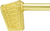 Urban Metro Rivoli 14'' cc Appliance Pull, Satin Gold Plate 101594/SG