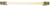Urban Metro Newbury Appliance Pull, Burnish Brass Plate 101640/BB