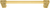 Urban Metro Newbury Appliance Pull, Museum Gold Plate 101640/MG