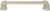 Urban Metro Saville 10'' cc Appliance Pull, Satin Nickel Plate 101810/SN