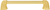 Urban Metro Saville 12'' cc Appliance Pull, Satin Gold Plate 101812/SG