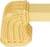 Urban Metro Saville 12'' cc Appliance Pull, Satin Gold Plate 101812/SG