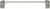 Urban Metro Via Veneto 8'' cc Pull, Burnish Silver Plate 102038/BS