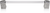 Urban Metro Oxford Ii 12'' cc Appliance Pull, Burnish Silver Plate G101602/BS