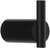 Beslagsboden Single hook black BB073
