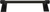 Wilton 30'' Large Towel Bar, Reeded Handle, Matte Black Finish 2100R/30/MB