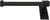 Wilton 8'' Hand Towel Left, Reeded Handle, Matte Black Finish 2111R/MB