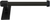 Wilton 8'' Hand Towel Right, Reeded Handle, Matte Black Finish 2112R/MB