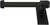 Wilton Tissue Bar Left, Reeded Handle, Matte Black Finish 2115R/MB