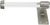 Wilton Tissue Bar Left, Acrylic Handle, Satin Nickel Finish 2115SN