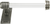 Wilton Tissue Bar Right, Acrylic Handle, Antique Nickel Finish 2116AN