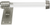 Wilton Tissue Bar Right, Acrylic Handle, Satin Nickel Finish 2116SN