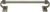 Sutton 24'' Towel Bar, Reeded Handle, Antique Nickel Finish 2200R/24/AN