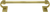 Sutton 30'' Towel Bar, Reeded Handle, Burnished Brass Finish 2200R/30/BB