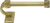 Sutton Tissue Bar Right, Reeded Handle, Florentine Gold Finish 2201R/FG