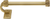 Sutton 12'' Hand Towel Bar Right, Reeded Handle, Museum Gold Finish 2211R/MG