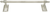 Hyde Park 18'' Towel Bar, Satin Nickel Finish 2250/18/SN