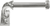 Georgetown Tissue Bar, Burnished Silver Finish 2301/6