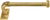 Georgetown 8'' Hand Towel Bar Right, Museum Gold Finish 2310/1
