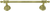 Hampton 18'' Towel Bar, Burnished Brass Finish 2500/18/BB