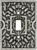 Switch Plates Single Toggle, No Decorative Top/bottom, Clear Crystal 8594/16