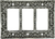 Switch Plates Glendale Triple Gfi Switch Cover 8966/6
