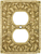 Switch Plates Dbl Outlet Switch Cover, Lt. Colorado Crystal 9587FG