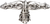 Acanthus leaves large knob Romanesque style with column base in Satin. 1047-11