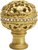 Juliane Grace large knob full round with Swarovski Clear Crystals in Soft Gold. 134-27C