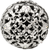 Juliane Grace large knob full round with 17 Swarovski Clear & Aurore Boreale Crystals 143-11CAB