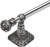 Juliane Grace 16'' cc towel bar with 350 Swarovski Clear & Aurore Boreale Crystals with 5/8'' smooth center 4050-9CAB