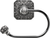 Juliane Grace swing tissue smooth ring left with 131 Swarovski Clear & Aurore Boreale Crystals 4056-9CAB