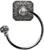 Juliane Grace swing towel smooth ring left with 131 Swarovski Clear & Aurore Boreale Crystals 4058-9CAB