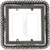 Cache Carpe Diem 5104-9C Chalice double rocker/GFI switchplate with 74 Swarovski Crystals 5104-9C