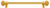 Juliane Grace 22'' cc with 5/8'' reeded center long pull large finial in Gilded Mercury. 5604R-8