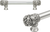 Juliane Grace 6'' cc with 5/8'' smooth center long pull small finial in Satin. 5610-11